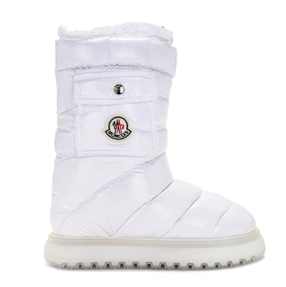Moncler Gaia Boots White Moncler Gaia Snow Boots Moncler Gaia Pocket Mid Boots - Picture 1 of 16